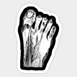 Right Foot Sticker